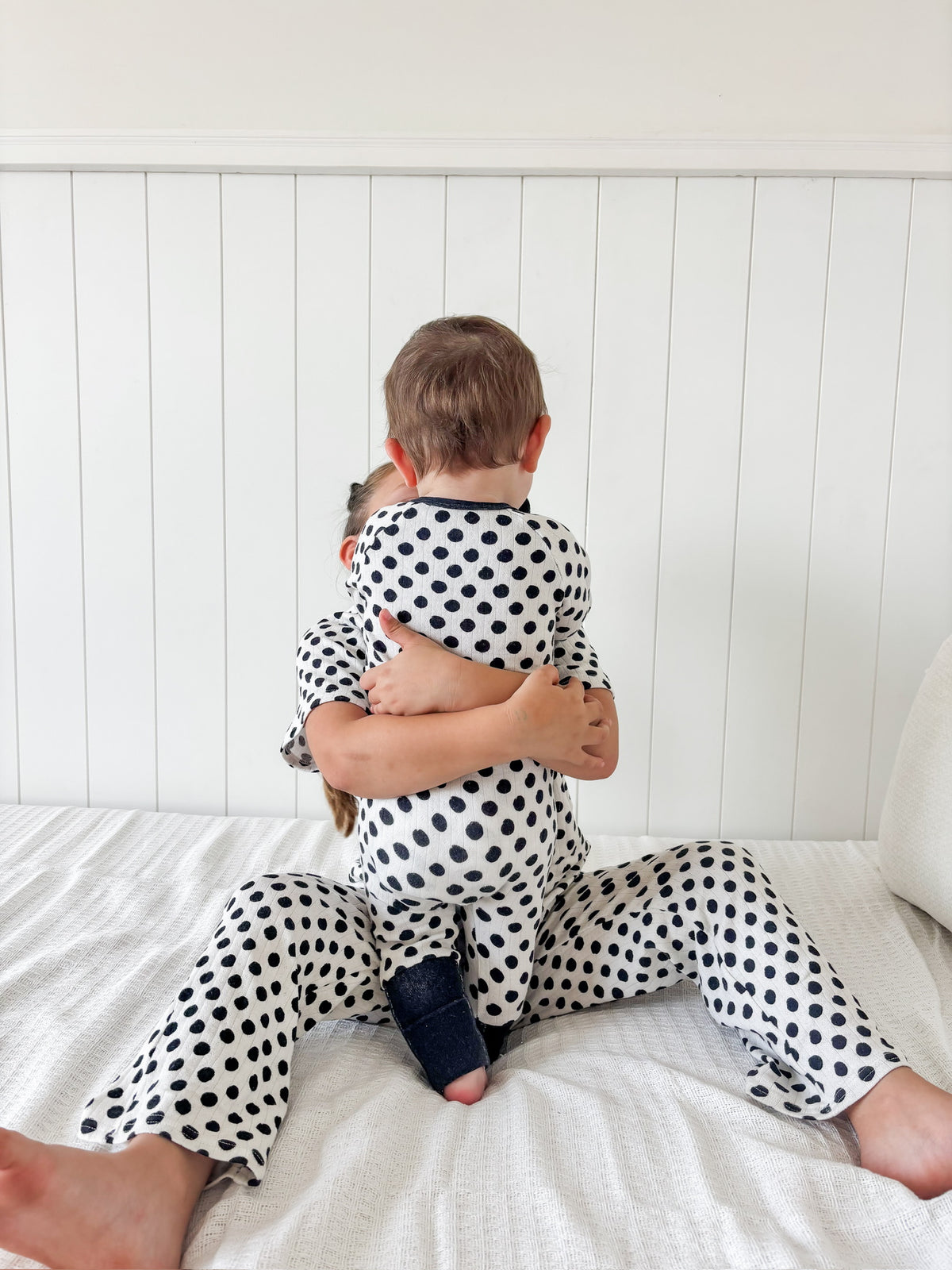 POLKA DOTS • pointelle pajama set (kids + youth)