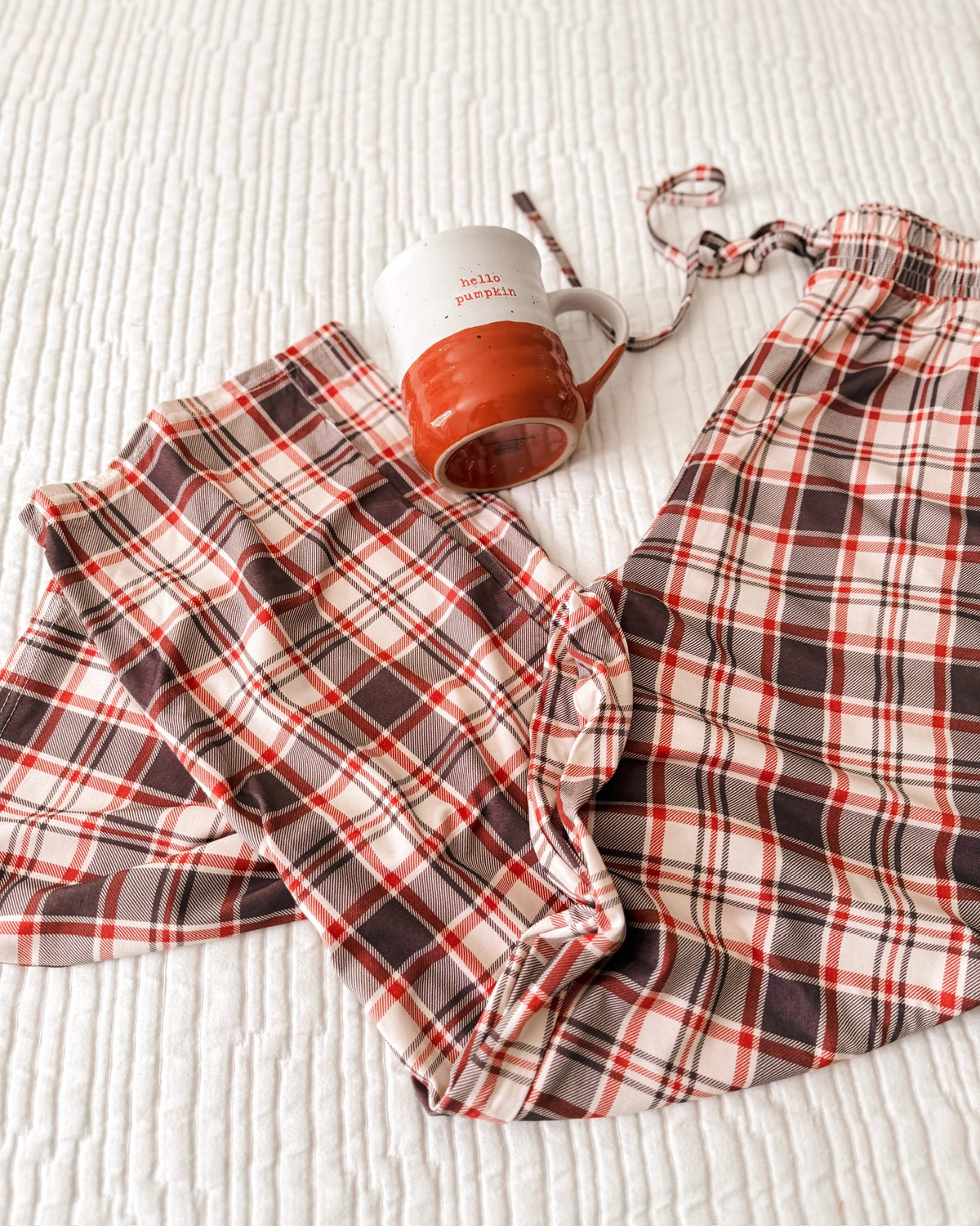 AUTUMN PLAID • bamboo boxy pajama set (women + youth)