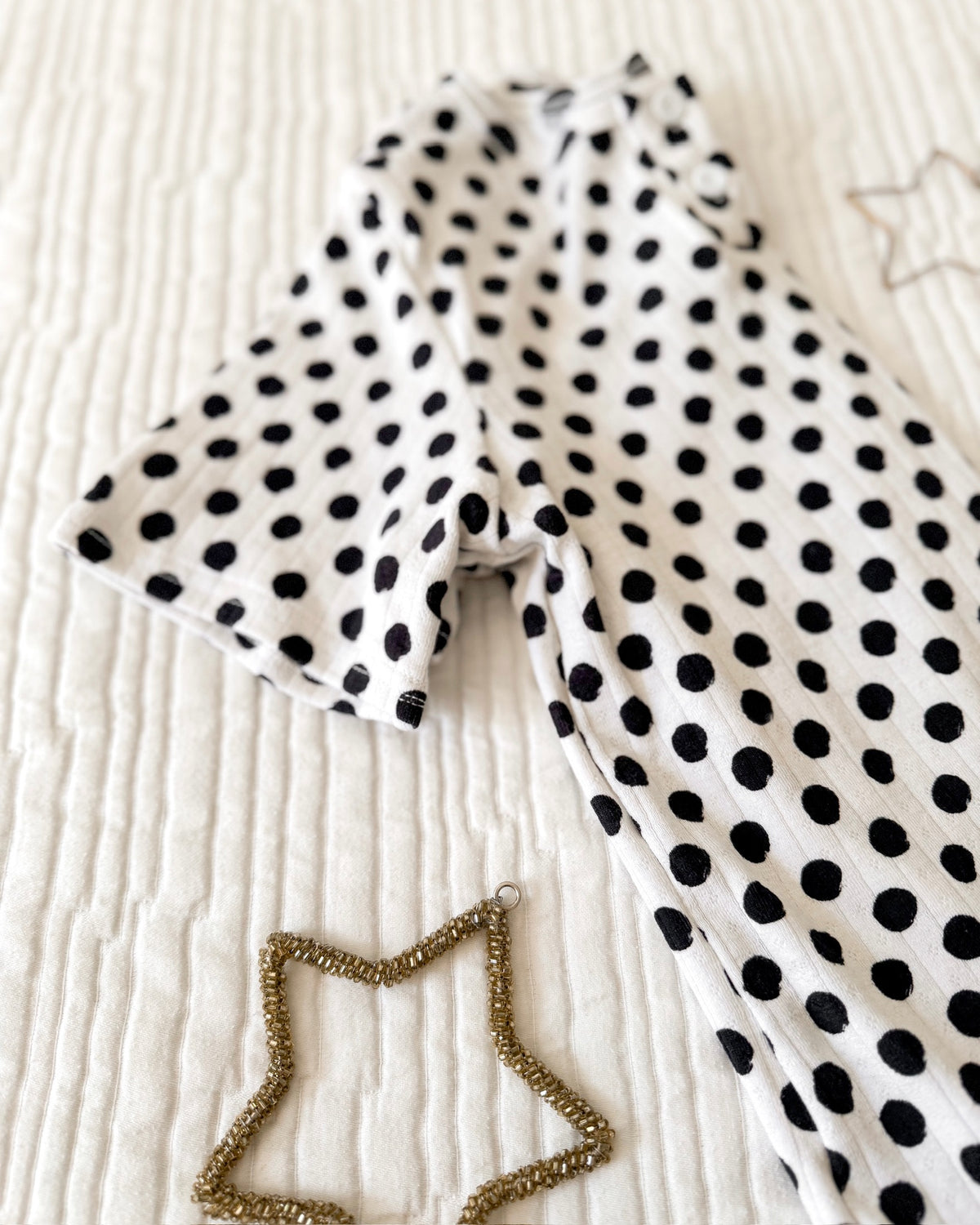 POLKA DOTS • pointelle pajama set (kids + youth)