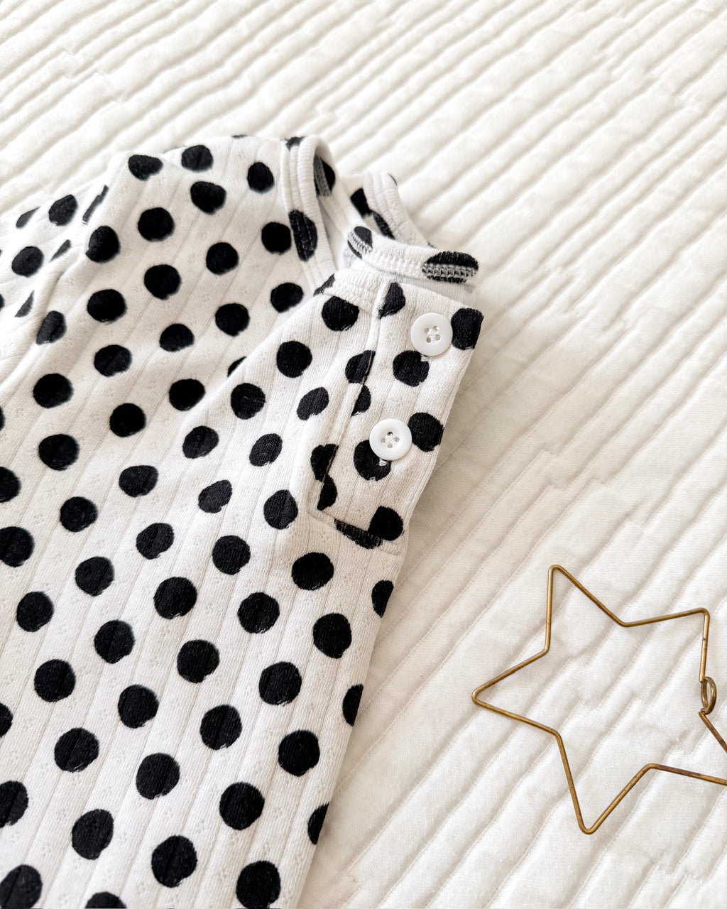 POLKA DOTS • pointelle pajama set (kids + youth)