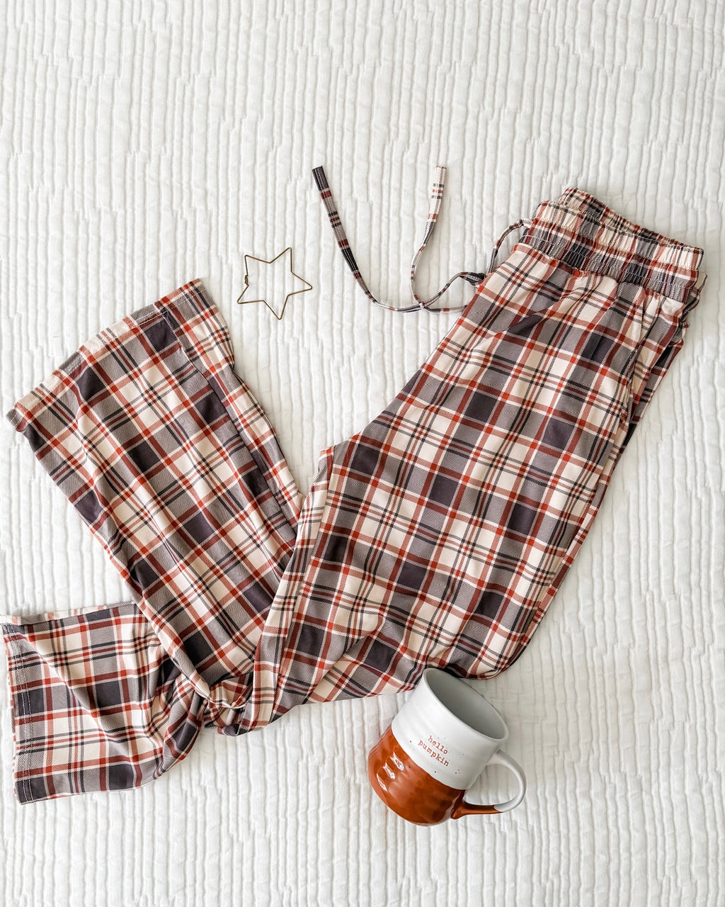 AUTUMN PLAID • bamboo boxy pajama set (women + youth)