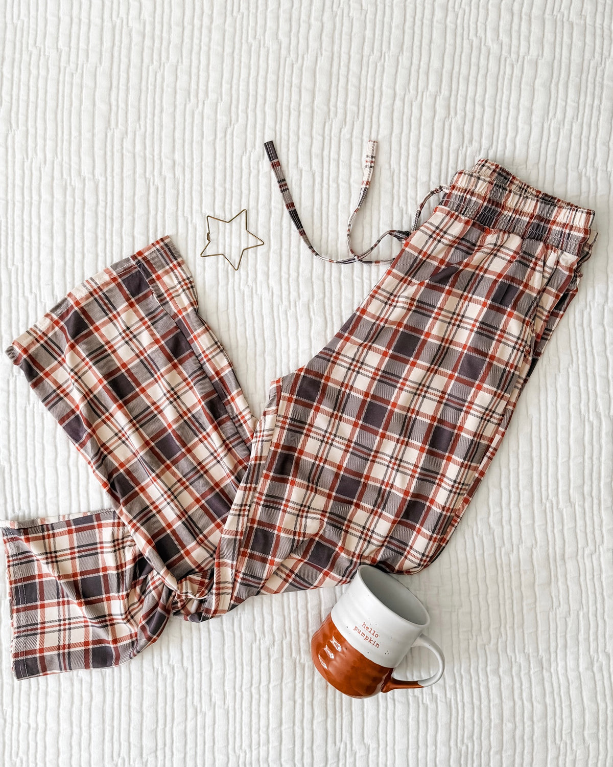 AUTUMN PLAID • bamboo boxy pajama set (women + youth)