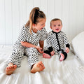 POLKA DOTS • pointelle pajama set (kids + youth)