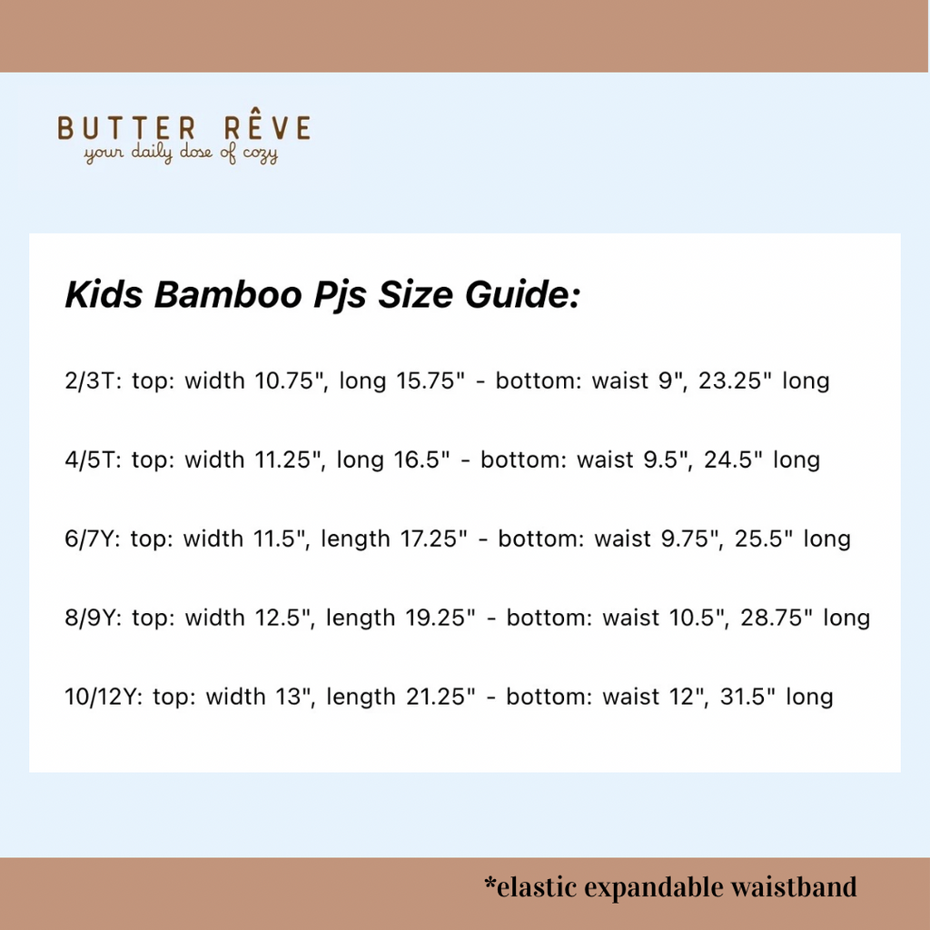 AUTUMN PLAID • kids bamboo pajama set