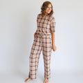 AUTUMN PLAID • bamboo boxy pajama set (women + youth)