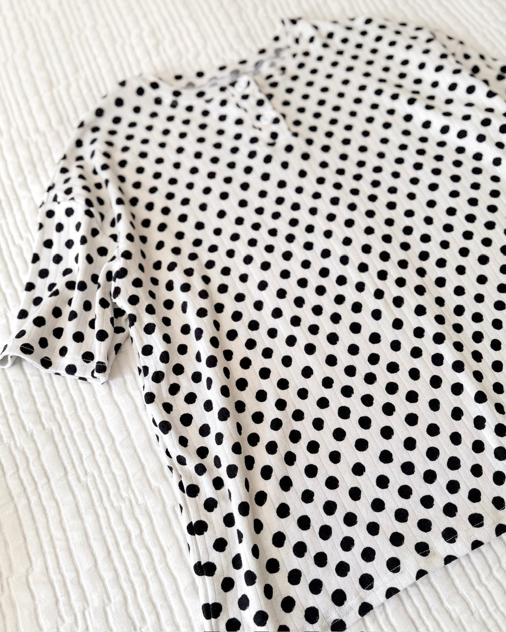 POLKA DOTS • women's pointelle pajama set