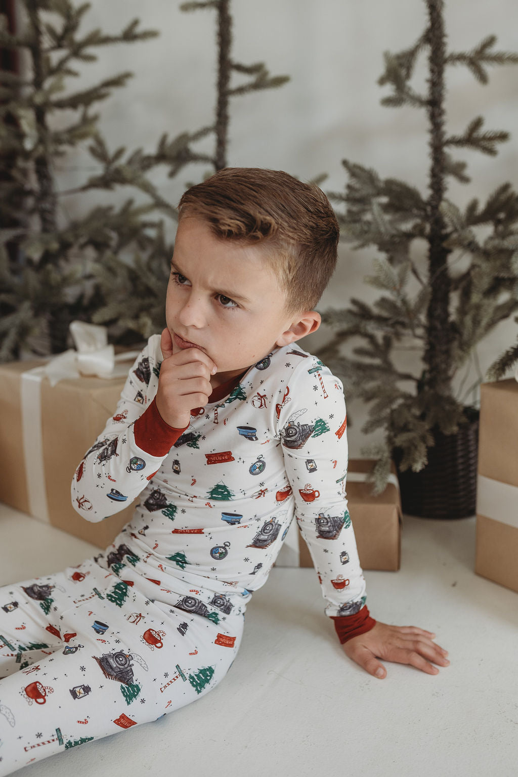 CHRISTMAS TRAIN • sherpa blanket