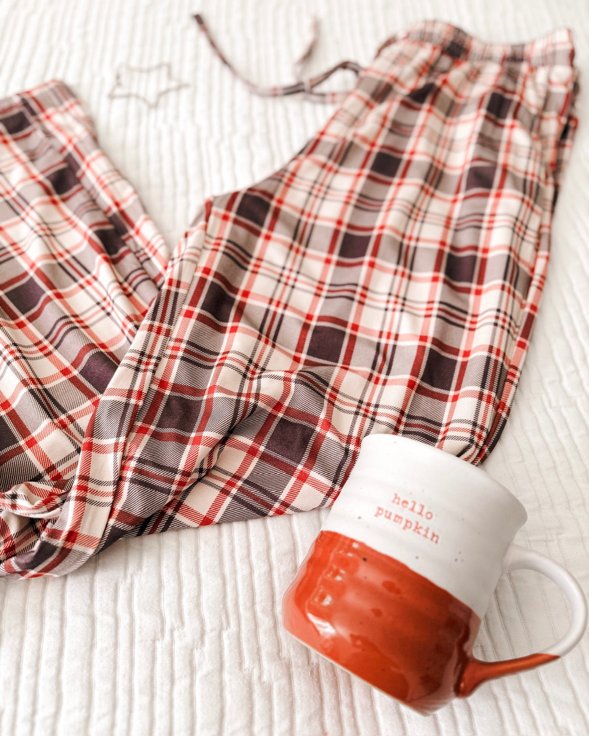 AUTUMN PLAID • bamboo boxy pajama set (women + youth)