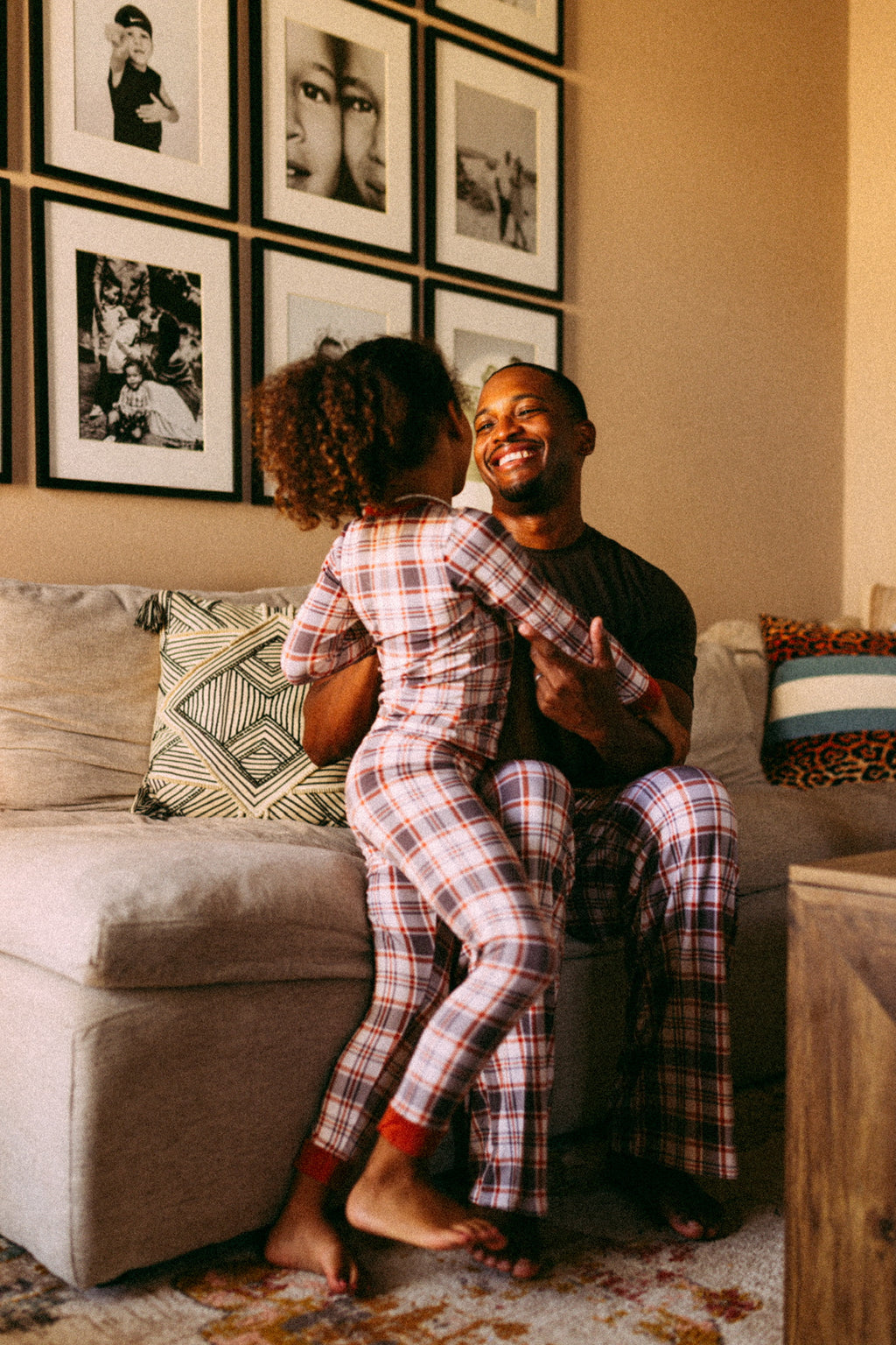 AUTUMN PLAID • kids bamboo pajama set