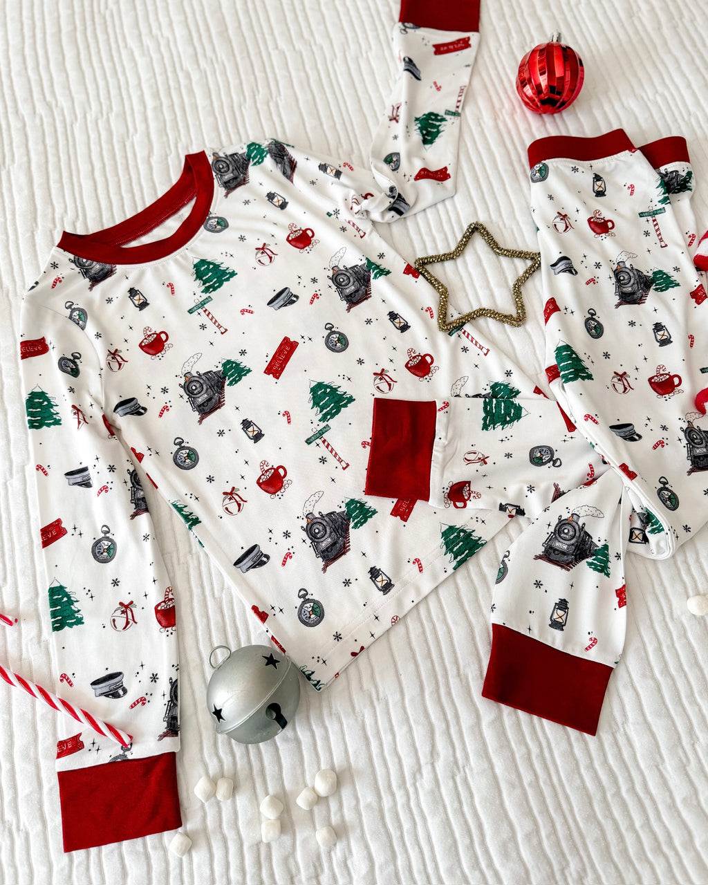 CHRISTMAS TRAIN • sherpa blanket